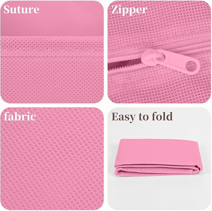 Drawer Organizer Clothes, 16 Pack Dresser Organizer Bins, Foldable Closet Organizers and Storage Fabric Dresser Bins, Shallow