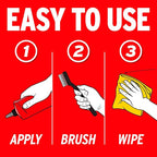 Mothers Back-to-Black Heavy Duty Trim Cleaner Kit, 12 oz. Gel Cleaner + Trim Brush — Deep Cleans & Restores Exterior Trim & P