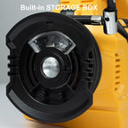 MaxMore Portable Tire Inflator/deflator Compatible with DeWalt 20V Battery (Tool Only),160 PSI High Pressure Cordless Air Compressor Pump, Digital Gauge, Auto Shut-Off, LED Light for Car, Bike, Balls