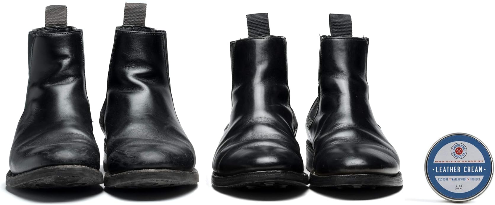 Cobbler's Choice Co. Finest Quality All Natural Leather Cream - Made with Triple Filtered BeesWax
