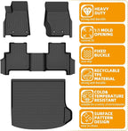 Floor Mats for Jeep Grand Cherokee WL74 2022 2023 2024 2025, 2025 Grand Cherokee Laredo/Overland/Limited/Trailhawk/Summit Reserve/Summit/Altitude Floor Mats, ONLY 5 Seat, NOT WK/L, TPE Non-Slip