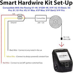 REXING Smart Hardwire Kit Mini-USB Port V1 V1P WiFi Version V3 and S1 Dash Cams
