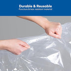 12 Pack Variety Vacuum Storage Bags for Comforters, Blankets & Clothes – Vacuum Sealed Compression Bags with Hand Pump – Spac