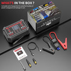 Jump Starter with Air Compressor, 4000A Peak Portable Car Battery Jumper Starter with 150PSI Auto-Shutoff Tire Inflator, 12V