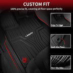 LASFIT Floor Mats for Honda Odyssey 2026 2025 2024 2023 2022 2021 2020 2019 2018 Mini Passenger Van, All Weather TPE Car Liners,1st & 2nd & 3rd Row (EX-L/Elite/Touring/Sport-L/Sport/EX/LX)