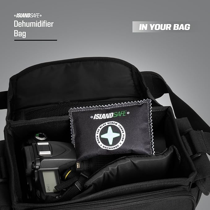 Rechargeable Safe Dehumidifier Bag 200g, Microwave Fast Reactivated Desiccant, Moisture Absorbing Packet for Safes,