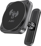A2C Magnetic Phone Holder for Gym, Aluminum Alloy Base Attach to Metal & Non-Metal Surfaces, Gym Phone Mount for MagSafe iPhone 12-17 Series, Ideal Gym Essentials for Workouts Recording