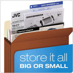 Pendaflex Expanding File Pockets,Letter Size,File Organizer for School,Home or Office,5.25" Expansion,Reinforced with Dupont™