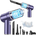 KMM Handheld Car Vacuum Cleaner, 9000PA Vacuum Cleaner & Air Duster, 120W High Power Vacuum Portable Cordless, Hand Held Vacu