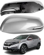 Driver Side Mirror Cover Replacement for Honda CRV 2017 2018 2019 2020 2021 2022 - Left Side Mirror Covers, Rear View Mirror Cap Accessories Grey, With Lamp