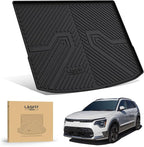 LASFIT Cargo Mat for KIA NIRO EV 2025 2024 2023 (Fit EV & Hybrid, Not Fit PHEV), All Weather TPE Custom Fit Easy Clean Car Trunk Mat for Kia NIRO EV 2023-2025 Cargo Liner, Black