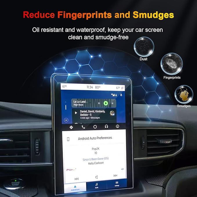 for 2020 Ford Explorer Screen Protector for 2020-2024 Explorer SYNC 3 10.1" Touchscreen for Ford Explorer 2024 Accessories To