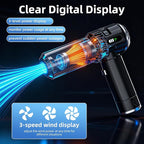 Sycoodeal Handheld Car Vacuum Cleaner, 25000PA Strong Cyclonic Suction Portable Mini Vacuum Cordless with Digital Display Lig