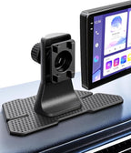 Carplay Holder Mount for 7/9/10.26” Portable CarPlay Screen Mount,GPS Holder with Replaceable Extra-Large Adhesive Base,Adjustable Dashboard Sticky Stand for Car Play Devices
