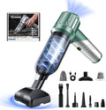 Saker Foldable Handheld Car Vacuum Cleaner Portable Cordless, 17000PA High Power Mini Vacuum Cleaner and Air Duster with Brus