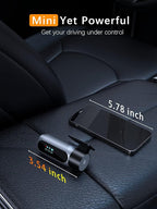 Dash Cam WiFi FHD 1080P Car Camera, Front Dash Camera for Cars, Mini Dashcams for Cars with Night Vision, 24 Hours Parking Mo