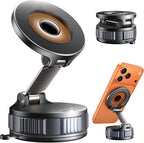 Car Phone Holder, 360°Adjustable Magnetic Phone Holder for Car, Foldable Suction Cup Phone Mount, Phone Holders for Your Car for iPhone 17/16/15/14/13/12 Series