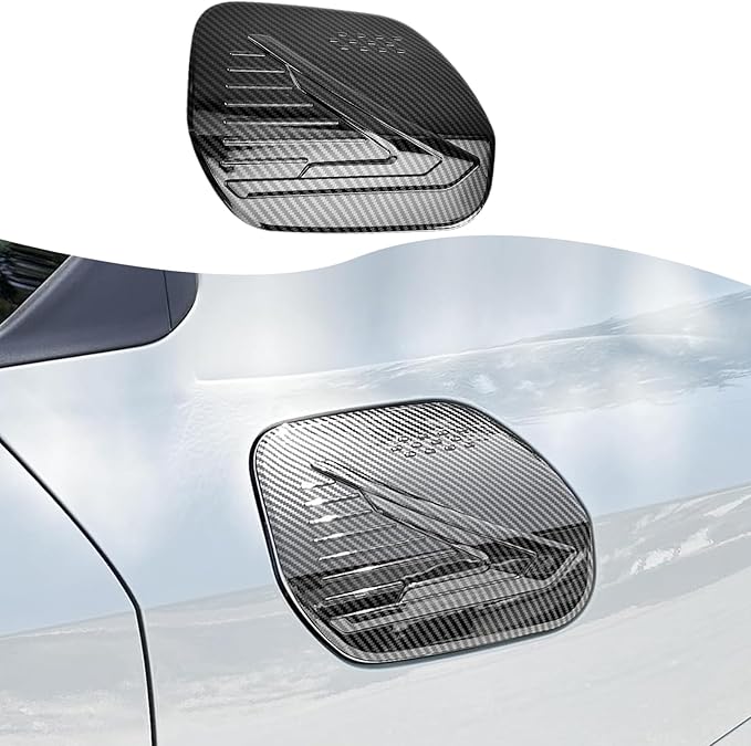 Fuel Tank Cap cover, For KIA K4 2024 2025 2026, Car Fuel Tank Cap Decoration Accessories - Carbon Fiber
