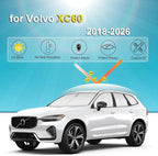 KMF 8pcs Thicken Sun Shades for Volvo XC60 2018-2025 2026 Accessories, Full Car Window Covers Sunshade for Windshield Side Rear, UV Block and Blackout Protect Privacy for Car Camping Outdoor