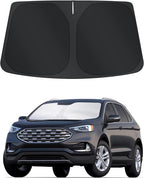 TINGLU Sun Shade for Nissan Pathfinder 2022-2024 2025 2026 Accessories Windshield Sun Shade Window Shade UV Rays Protection Sun Visor Cover with Steering Wheel Sunshade Storage Bag