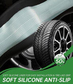 XCBYT Steering Wheel Cover - Green Leather Steering Wheel Wrap Great Grip with 3D Honeycomb Quick and Effortless Installation