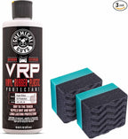 Chemical Guys VRP Protectant & WonderWave Applicators Kit - 16 oz Vinyl, Rubber, and Plastic Dressing with Foam Applicators -