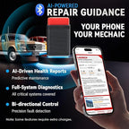 LAUNCH AIOBD Bluetooth OBD2 Scanner - Full System Diagnostics, AI Explains Faults Simply, Parts/Labor/Cost Estimates, Works