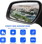 12 Pieces Car Rearview Mirror Film Rainproof Waterproof Anti Fog Nano Coating for Mirrors and Side Windows