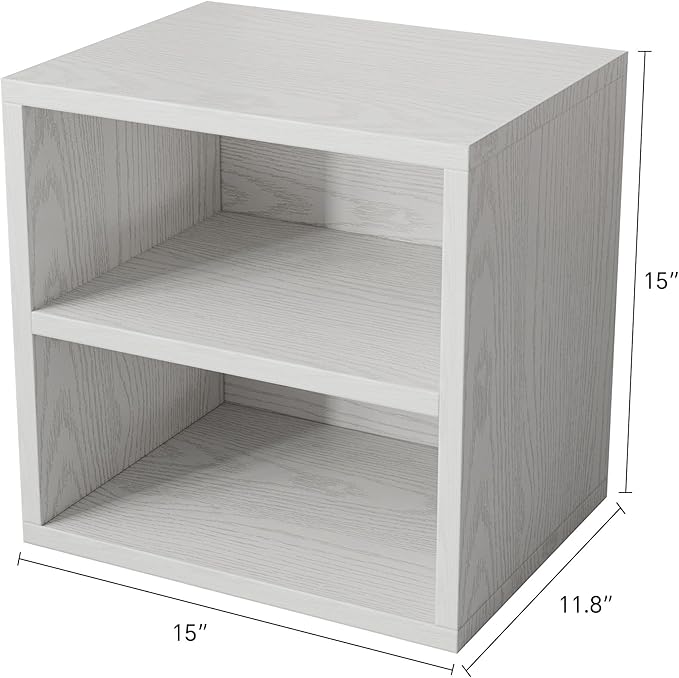 FUSUNBAO Magic DIY Cube Storage Organizer Stackable Cubes for Home Books Clothes Toy -Modular Cubby Storage System-Office Cub
