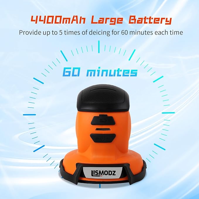 Electric Ice Scrapers for Car Windshield,Cordless Electric Handheld Ice Scraper, Electric Windshield Scraper,heated Ice Scrapers for Car Windshield Cordless(Can be used for polishing and waxing cars)