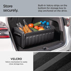 Spigen Trunk Organizer Collapsible Heavy Duty Foldable with Lid for SUV, Model Y juniper (2025/26),