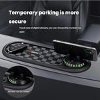 Multifunction Car Anti-Slip Mat, 3-in-1 Rotating Dashboard Mat, Large Storage Pad, Anti-Slip Phone Holder, 360° Rotating Moun