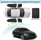 Front Side Half Window Shade Foldable Custom Fit for Infiniti Q50 2015-2019 Car Window Shades for Side Window Sun Shade UV Protection Heat Insulation for Camping Sleeping 4PCS