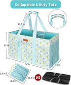 WONDAY Beach Tote,Utility Tote, Extra Large Utility Tote Bag, Reusable Grocery Bags Foldable, Large Tote Bag With Handles Shopping Bags for Beach, Groceries, Picnic, Laundry