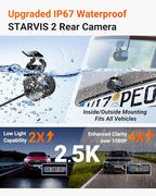 Vantrue N4 Pro S 4K 3 Channel Dash Cam w/Triple STARVIS 2, 4K+1080P+2.5K Front Inside Rear Dash Camera, 4+2.5K Dual Channel, 