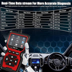 V519 OBD2 Scanner Diagnostic Tool, Car Code Reader with 35,901 Built-in DTC Lookup, Check Engine Light Reader, Live Data, I/M