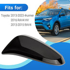 Glossy Black Door Rearview Mirror Cover Fits for Toyota 2013-2023 4Runner 2016 RAV4 HV 2013-2015 RAV4 87915-42160-J1 87945-42160-B1(Left driver side)