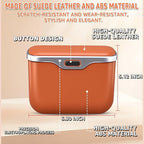 HOLDCY Car Trash Can, Waterproof Multi‑Functional Auto Trash Bin for Door/Console/Seat Back, Universal Vehicle Garbage Can for Car/Truck/SUV Drivers (Orange)