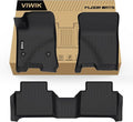 VIWIK Floor Mats for 2023-2026 Chevy Colorado Accessories Crew Cab, All Weather Car Floor Mats, Non-Slip, Easy Clean, Custom Fit, 3D Scanning Design, TPE, Odorless, Durable, Waterproof