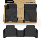 VIWIK Floor Mats for 2023-2026 Chevy Colorado Accessories Crew Cab, All Weather Car Floor Mats, Non-Slip, Easy Clean, Custom Fit, 3D Scanning Design, TPE, Odorless, Durable, Waterproof