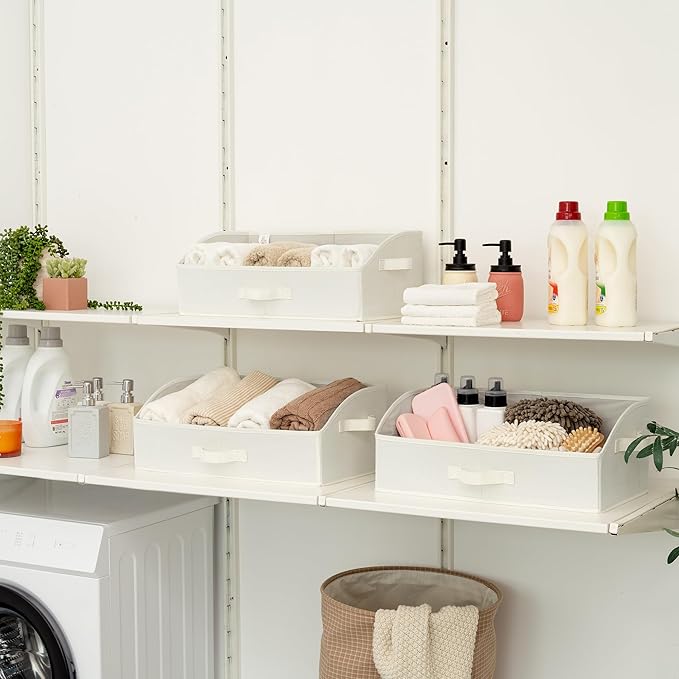 GRANNY SAYS Shelf Storage Baskets, Clothes Storage Bin, Organizer and Storage Bins, Trapezoid Storage Boxes, Clothing Bins fo