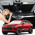 Windshield Sunshade for Chevrolet Blazer EV 2024-2026 Sun Shade Car Windshield Accessories Upgrade 4 Layers Blocks UV Rays Custom Fit Blazer EV 240T Car Window Shades Front Windshield Keep Cool