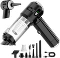 Wansimoo Handheld Car Vacuum Cleaner,25000PA Strong Cyclonic Suction Foldable Mini Vacuum Portable Cordless with Digital Disp