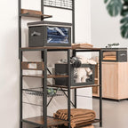 Homsorout Storage Bins with Lids - Fabric Storage Boxes with Lids, Collapsible Storage Bins with Window, Decorative Closet Or