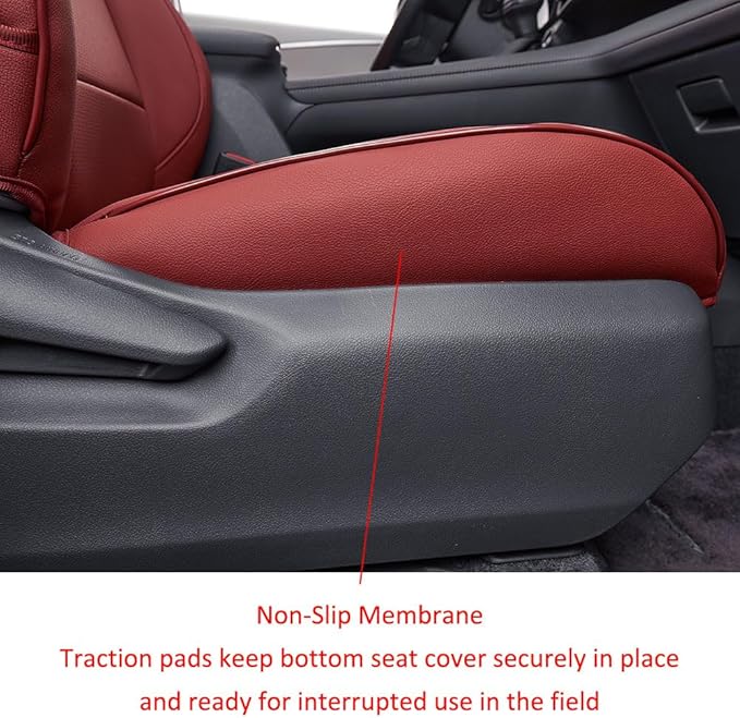 EKR Sienna Seat Covers for 2021-2026 Toyota Sienna XLE,XSE,Limited,Platinum,7 Seats,2nd Row Captain Chairs W/NO Legrest,Water