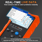 OBD2 Wireless Scanner Diagnostic Tool, Check Engine Car Code Reader 96000+ DTC Scanner with Reset for iOS & Android, Mode 6,