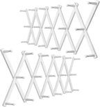 WEBI Accordion Wall Hanger,Expandable Wooden Hat Rack for Wall Mounted Coat Rack,Accordion Hat Hooks Holder for Baseball Caps