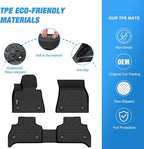 Nilight TPE Floor Mats for BMW X5 G05 (5 Seaters Only) 2019 2020 2021 2022 2023 2024 2025 2026, All Weather Custom Fit Heavy Duty Floor Liners