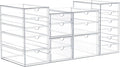 Sorbus Makeup Organizer With 18 Drawers, Acrylic Drawer Organizer for Makeup, Office Organization and Storage, Art Supplies, 