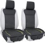 Elantrip 2PCs Front Car Seat Covers Leather Car Seat Protector Universal fit for Most Cars SUVs and Trucks Water Proof Seat P
